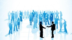 Work Anonymous suit silhouettes