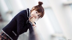 Work wind woman asians models Korean Han Min Ji