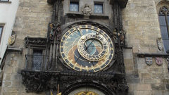 World giant Prague architecture clock travel