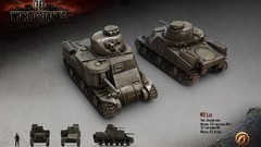 World of Tanks tanks m3 lee renders