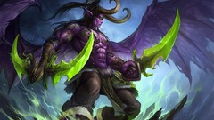 World of warcraft Dark Elves artwork illidan stormrage fantasy 
