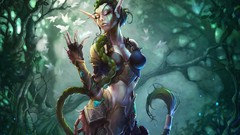 World of warcraft Druid Night Elf video games fantasy art