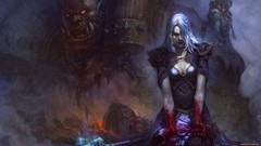 World of warcraft orc artwork jaina proudmoore fantasy art