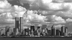 World Trade Center Statue of Liberty cityscapes new york city 