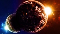 Worlds planets outer space fantasy art