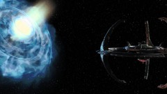 Wormhole science fiction multiscreen Deep Space 9 Star Trek 