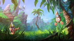 Worms digital art video games fantasy art