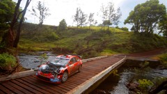 Wrc crashed Rally Car