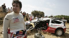 Wrc crashed Rally Car Citroen Racing