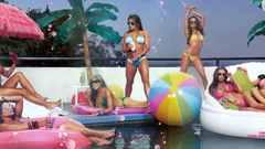 WWE Divas swimming pools
