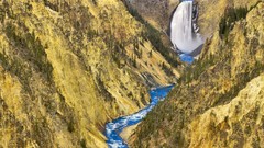 Wyoming falls yellowstone