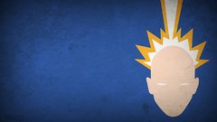 X-Men blue background minimalistic blo0p marvel comics charles 