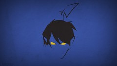X-Men blue background minimalistic nightcrawler blo0p