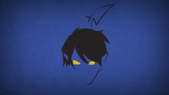 X-Men blue background superheroes minimalistic nightcrawler 