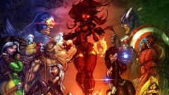 X-Men Iron Man wolverine marvel captain america Black Widow Red 