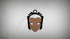 X-Men minimalistic blo0p marvel comics Storm (comics character)