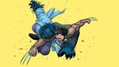 X-Men wolverine comics yellow background Hank McCoy (Beast)
