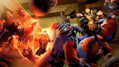 X-Men wolverine Cyclops battles marvel comics