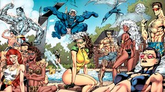 X-Men wolverine Cyclops comics party Hank McCoy (Beast) 