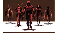 X-Men wolverine nightcrawler psylocke X-Force Deadpool Wade 