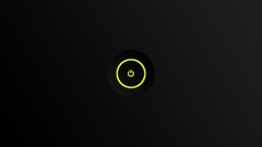 Xbox 360 minimalistic power button