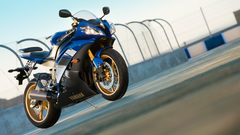 Yamaha Bikes blue Moto