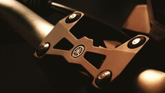 Yamaha logo motorcycle vehicle closeup