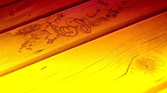 Yellow abstract multicolor