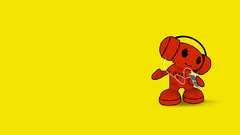 Yellow background minimalistic yellow