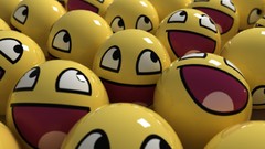 Yellow balls funny fun