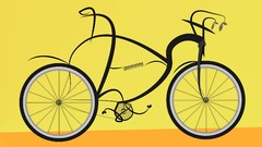 Yellow Bicycles drawings artwork