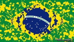 Yellow blue Green Flags colors Brazil countries emblems