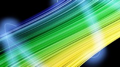 Yellow blue Green stripes