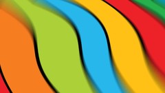 Yellow blue red Green orange colors