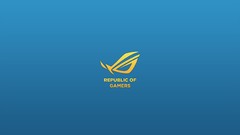 Yellow blue sweden asus republic Gamers republic of gamers ROG