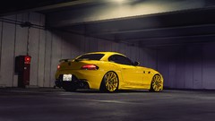 Yellow cars BMW Z4