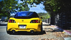 Yellow cars Honda vehicles honda s2000 yellow cars