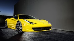 Yellow cars static ferrari 458 italia 458 italia vorsteiner 