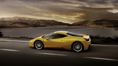 Yellow cars vehicles ferrari 458 italia yellow cars