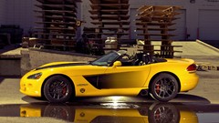 Yellow cars Viper Dodge Viper SRT-10