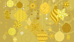 Yellow Christmas Holidays decorations