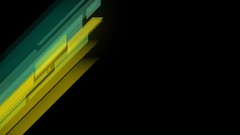 Yellow dark Green stripes