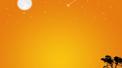 Yellow dark orange abstract sunny