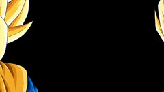 Yellow Dragon Ball Z son goku vegeta super saiyan