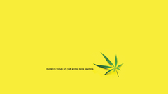 Yellow drugs marijuana pot