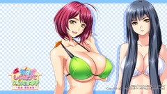 Yellow eyes bikini huge boobs