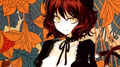 Yellow eyes touhou nekomimi animal ears cleavage chen video 