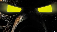 Yellow eyes Toys masks yellow eyes infected Legos Bionicle