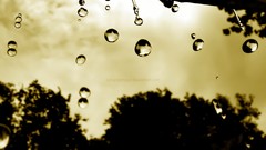 Yellow falling water