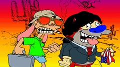 Yellow Fear and Loathing in Las Vegas cartoons Ren And Stimpy